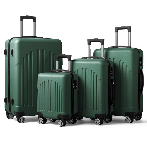 Vertical Stripe Four In One Suitcase