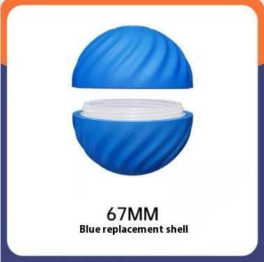 Pet Dog Rubber Ball Toys For Dogs Resistance To Bite Dog Chew Toys Puppy Pets Dogs Training Products Blue replacement shell 67mm
