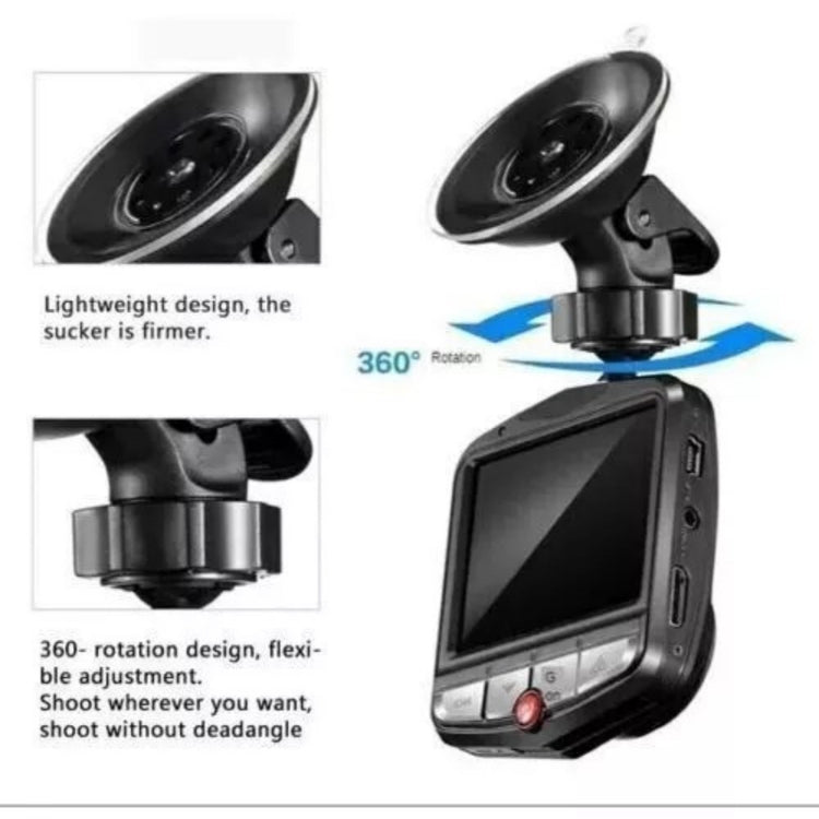 2.4 Inch Full HD 1080P Dash Cam, Car DVR Front Or Rear Camera Night Vision G Sensor