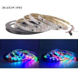 DC12V 1M 5M SMD 5050 RGB White Waterproof 300 LED Flexible Tape Strip Light