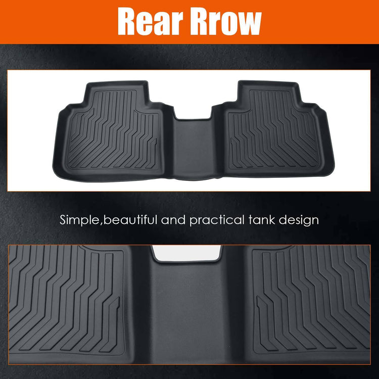 TPE Rubber Car Floor Mats All-Weather For 18-21 Accord