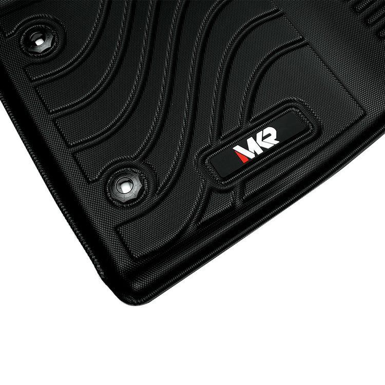 All-Weather TPE Front And Rear Row Floor Liners Floor Mats Fit For Toyota Tundra CrewMax Cab 2022-2025, Custom Fit Tundra Car Mats 20484