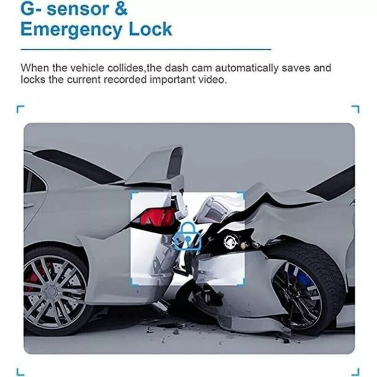 2.4 Inch Full HD 1080P Dash Cam, Car DVR Front Or Rear Camera Night Vision G Sensor