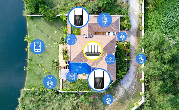 WiFi Extender Home WiFi Booster Dual-band Wireless Extension Supports Multiple Devices