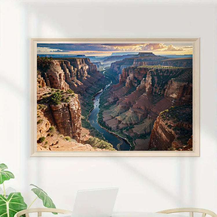 5DDIY Diamond Painting Set - Full Diamond Round Water Diamond Art