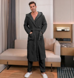 Men's Fibre Velvet Gown Set