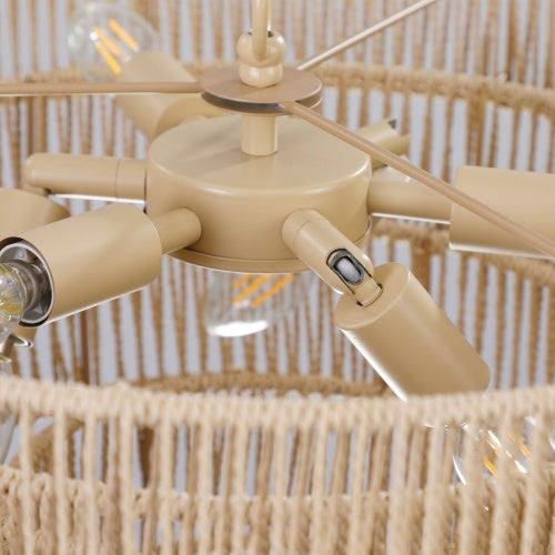 Bohemian Woven Chandelier -Unavailable Platform- Temu