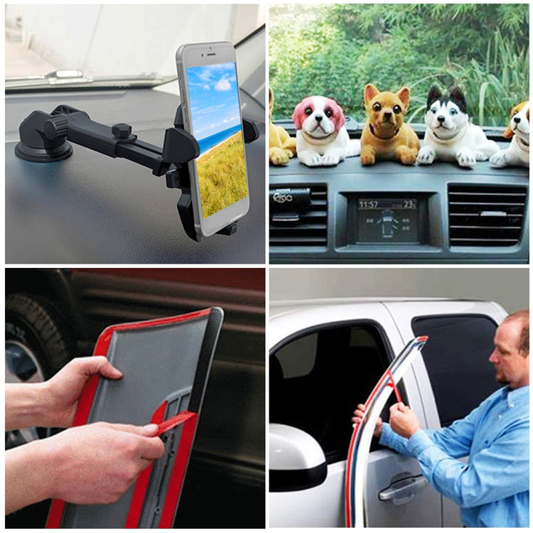 4 Rolls Car Double Sided Tapes Heavy Duty Double Sided Foam Tapes Strong Mounting Adhesive Tapes For Cars Truck Automotive 9.8FT Per Roll