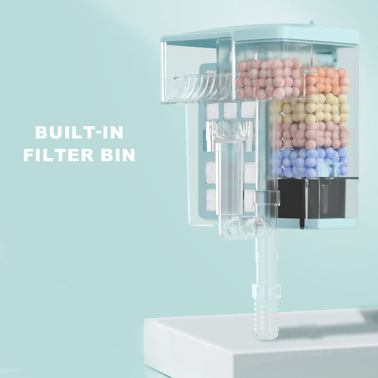 Nepall Circulating Water Purification Fish Tank Filter External Waterfall Aquarium Filter Large Capacity Filter Box
