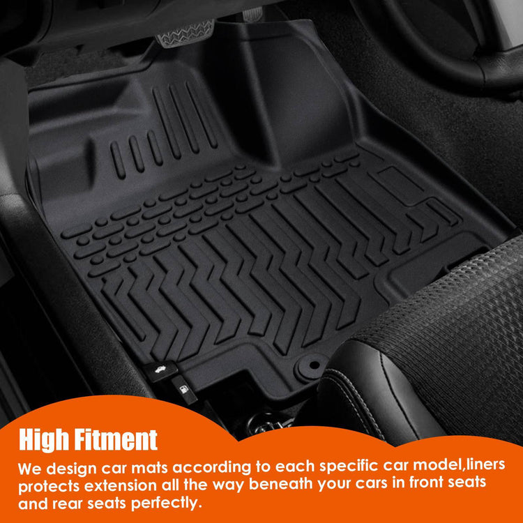 Car Floor Mats TPE Rubber For 21-22 Ford Bronco Sport & 22-23 Maverick