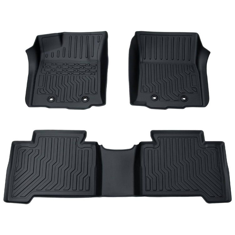 TPE Rubber Car Floor Mats For 18-23 Tacoma Double Cab