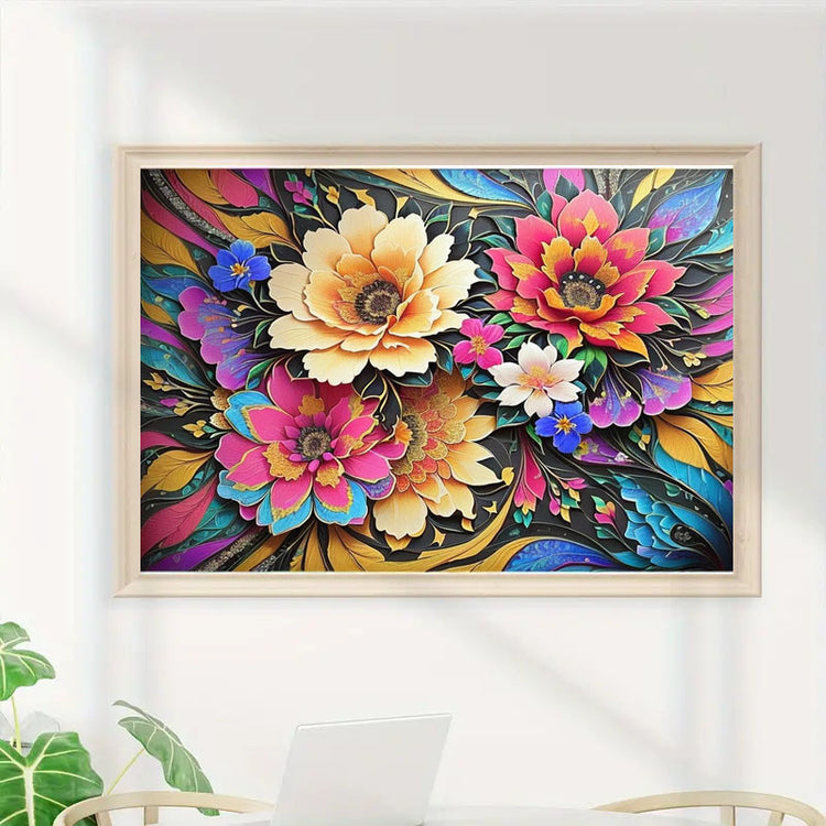 5DDIY Diamond Painting Set Full Diamond Round Water Diamond Art