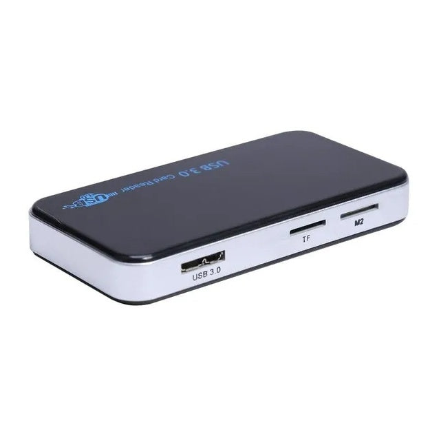 USB 3.0 Memory Card Reader Adapter 5GBPS Fit For CF TF SD Micro SD XD M2 MS Card