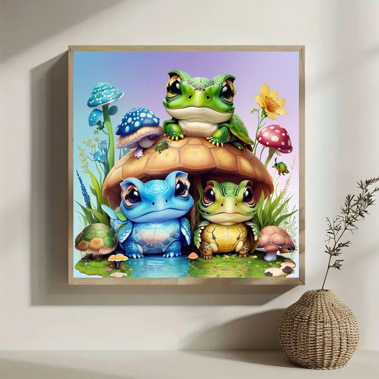 5DDIY Diamond Painting Set - Full Diamond Round Water Diamond Art