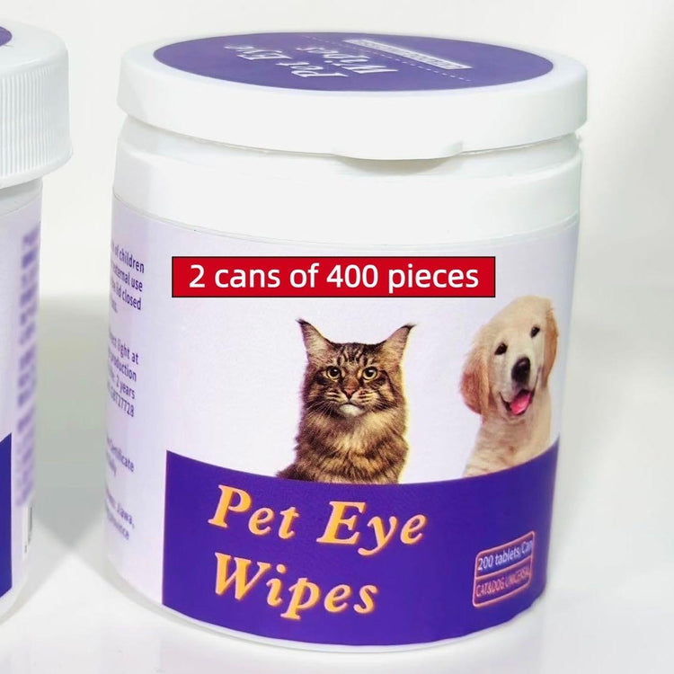 Pet Eye Wipes, 200 Wipes Can Pet Eye CleaningWipes, Tear Stain Removing Wipe, Pet Eye Wipesfor Dogs And Cats, Pets Eye Wipes, Pet Suppliesgentle