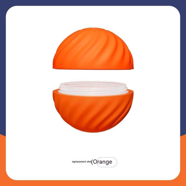 Pet Dog Rubber Ball Toys For Dogs Resistance To Bite Dog Chew Toys Puppy Pets Dogs Training Products Replacement Shell Orange