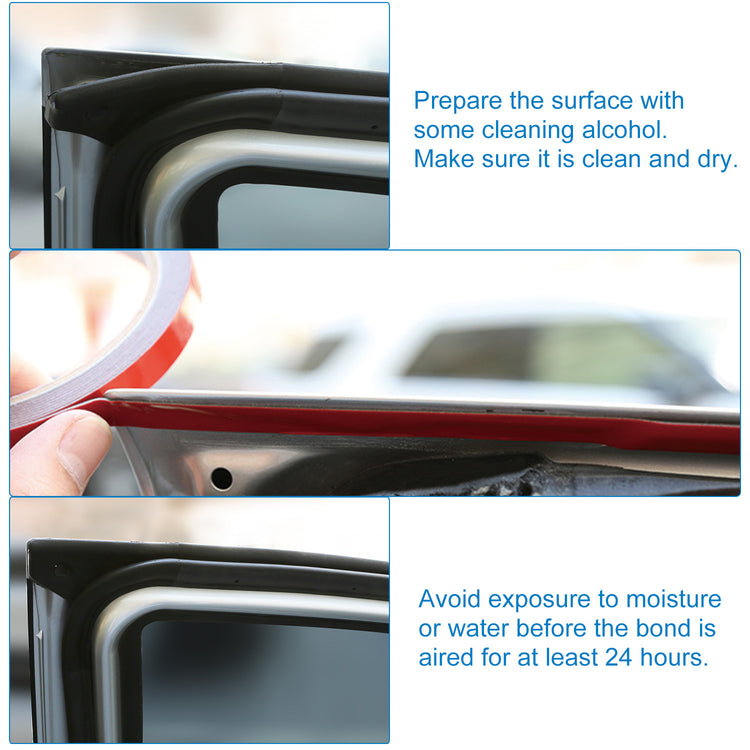 4 Rolls Car Double Sided Tapes Heavy Duty Double Sided Foam Tapes Strong Mounting Adhesive Tapes For Cars Truck Automotive 9.8FT Per Roll