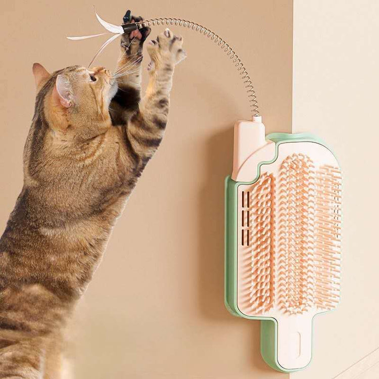 Cat Self Grooming Brush, Popsicle-Shaped, Corner Massage Comb, Cat Scratcher