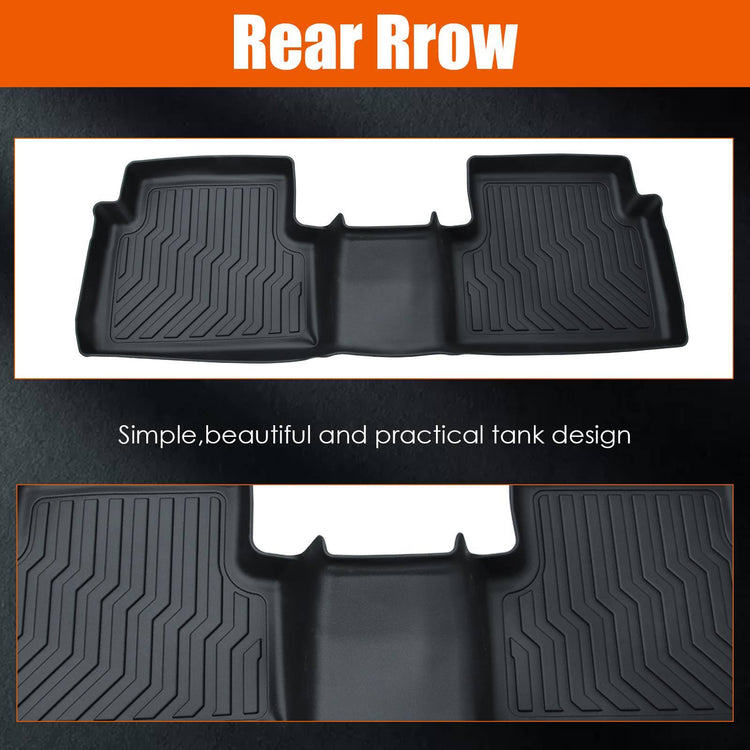 Car Floor Mats TPE Rubber For 21-22 Ford Bronco Sport & 22-23 Maverick
