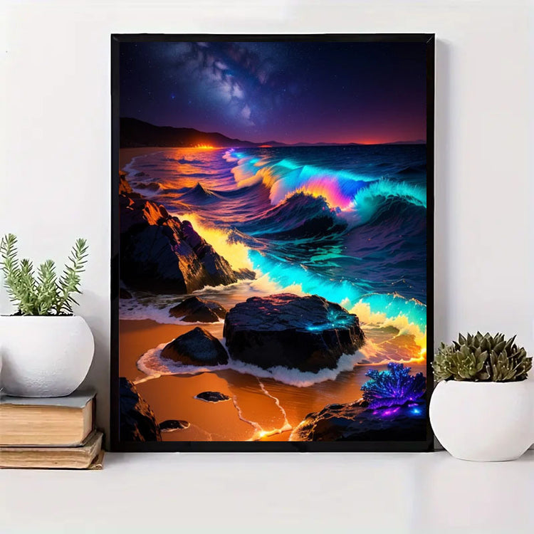 5DDIY Diamond Painting Set Full Diamond Round Water Diamond Art