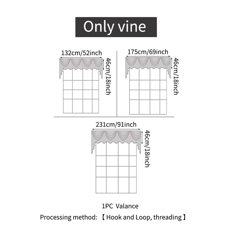 2 Panels European Style High-end Luxury Embroidered Curtains For Modern Bedroom, Without Valance