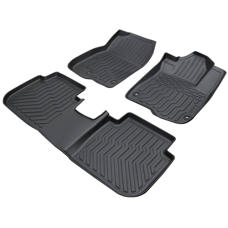 Car Floor Mats For 2023 CRV Hybrid Black All-Weather TPE Rubber Car Mats