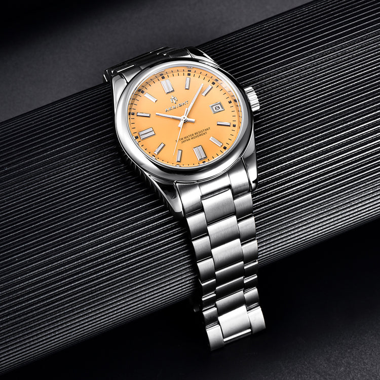 Men Watch Waterproof Stainless Steel Watch For Men Analog Chronograph Fashion Watch, Easy Read Men Dress Watch Luminous Watch Elegant Gift