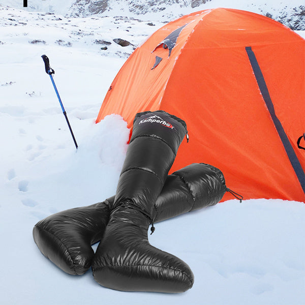 Camping Down Socks Kamperbox Sleeping Bag Down Boots - Prohibited Sales Platform - Temu