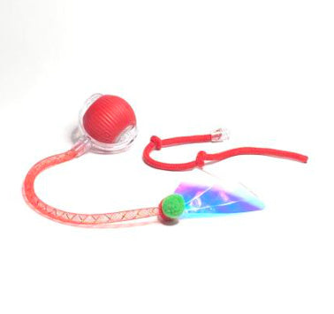 Interactive Cat Toy Ball Super Drive Cat Rolling Ball The Dragonflys Tail Is Red