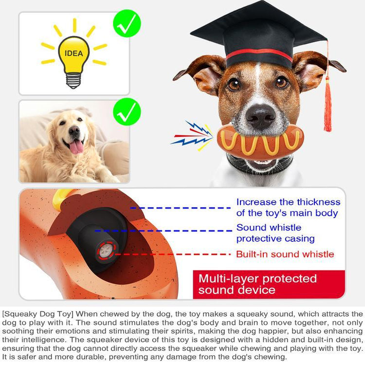 PPOKEl Dog Chew Toys Aggressive- Chaewers.Indestructible Dog Toy For Aggressive Chewer,Tough Chew Toys For Dogs Rubber Orange Plain