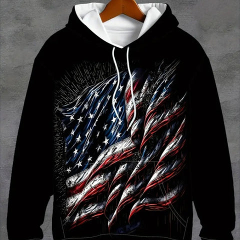 Printed Hooded Sweatshirt