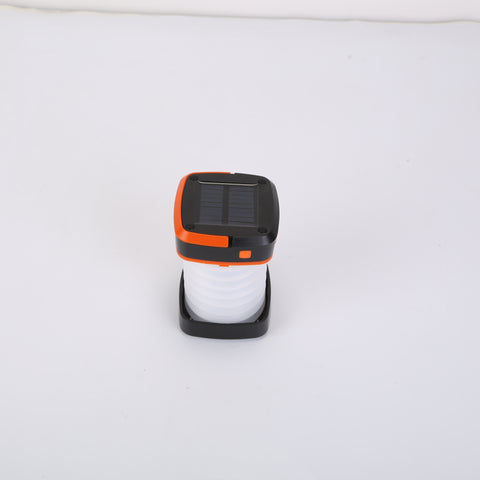 Solar Camping Lantern LED Collapsible Tent Lamp USB Rechargeable Portable Emergency Camping Light For Hiking Fishing Outdoor