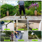 1Set Cordless Pressure Washer Portable Electric Power Washer High Pressure Water Sprayer 435PSI Car Washer Cleaner With 6 In 1 Nozzle Foam Bottle Filter 15000mAh 21V Battery And Charger