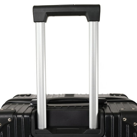3-piece Hard Shell Luggage Set, Suitable For Both Long-distance And Short Distance Travel. Equipped With Four-wheel Rollers, Password Lock, And Hiking Bag