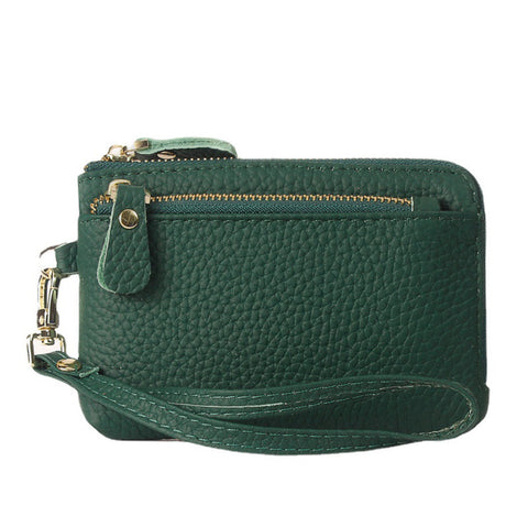 Leather Ladies Wallet Fashion Zipper Coins Wallet