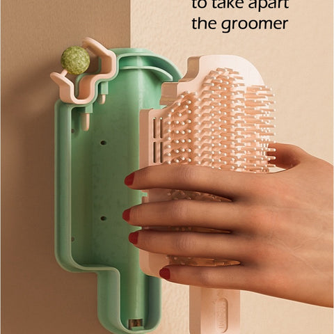 Cat Self Grooming Brush, Popsicle-Shaped, Corner Massage Comb, Cat Scratcher
