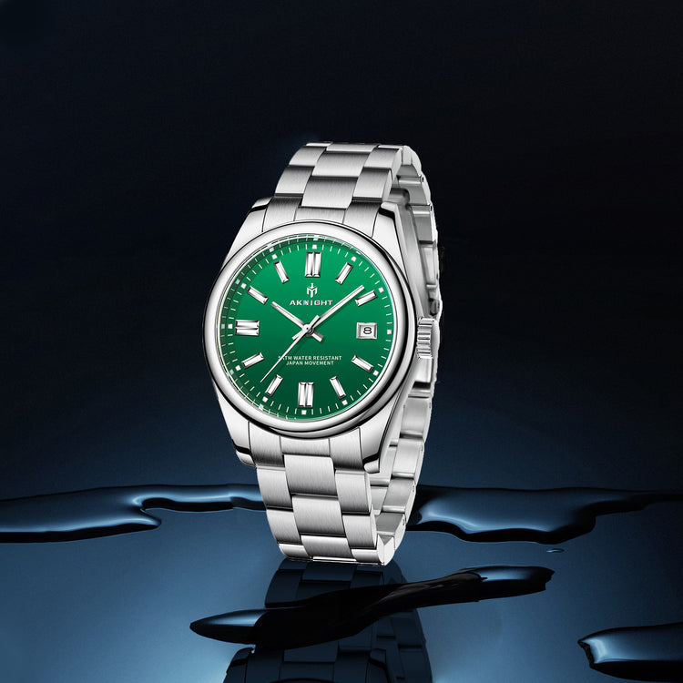 Men Watch Waterproof Stainless Steel Watch For Men Analog Chronograph Fashion Watch, Easy Read Men Dress Watch Luminous Watch Elegant Gift