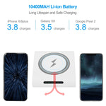 1Pc 10400mAh Qi Wireless Charging Power Bank  For IOS Phone XS MAX XR Galaxy S10 S9 Note 9