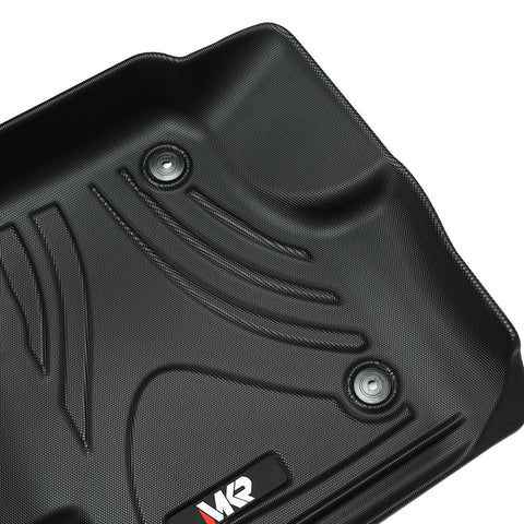 TPE All Weather Floor Mats Fit For Ford F150 2015-2025 Without Fold Flat Storage Waterproof Floor Liner For F150 Accessories 1st Floor Mats & 2-in-1 Rear Floor Mat - 3 PCS