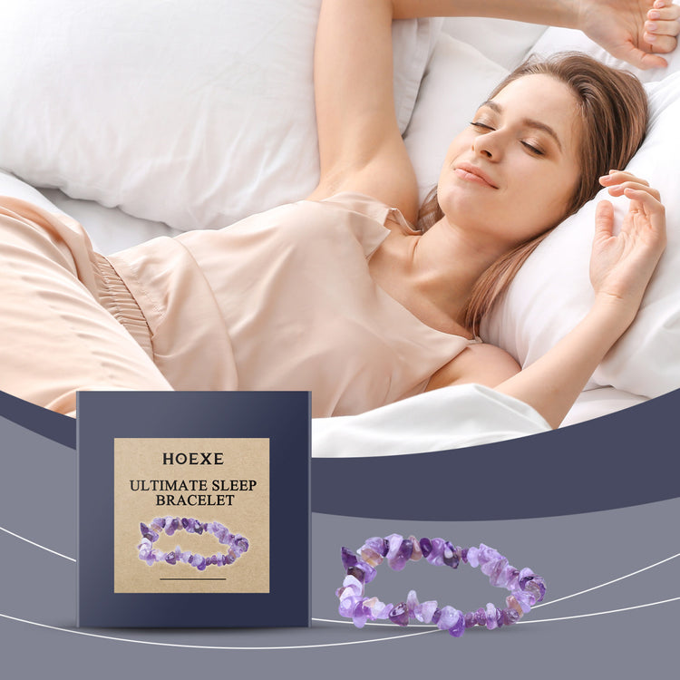 Hoexe Decorative Bracelet Everyday Statement Fashion Versatile Nighttime Simple Portable Decorative Amethyst Bracelet