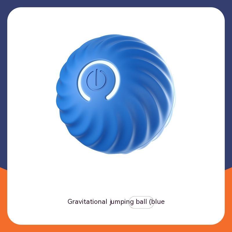Pet Dog Rubber Ball Toys For Dogs Resistance To Bite Dog Chew Toys Puppy Pets Dogs Training Products Blue Jumping Ball