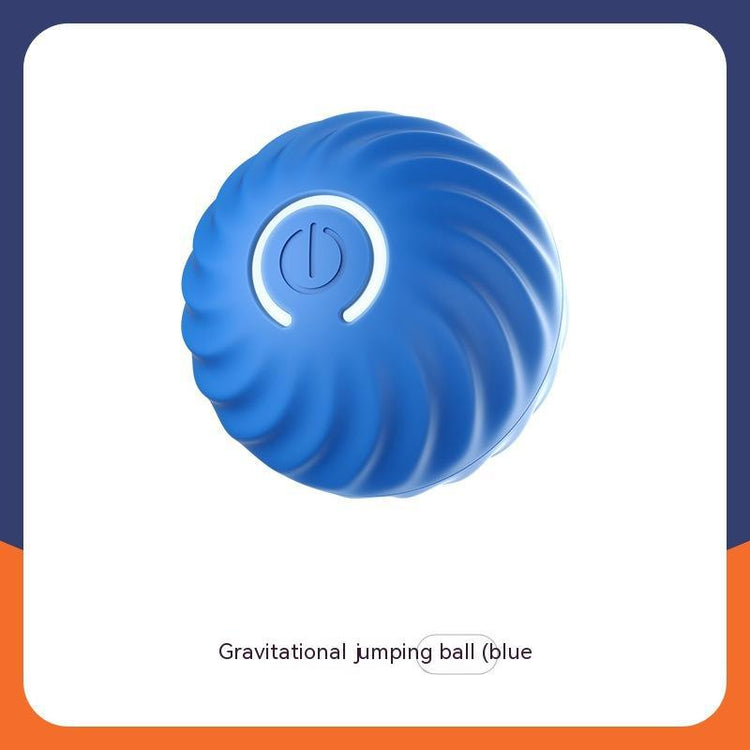 Pet Dog Rubber Ball Toys For Dogs Resistance To Bite Dog Chew Toys Puppy Pets Dogs Training Products Blue Jumping Ball