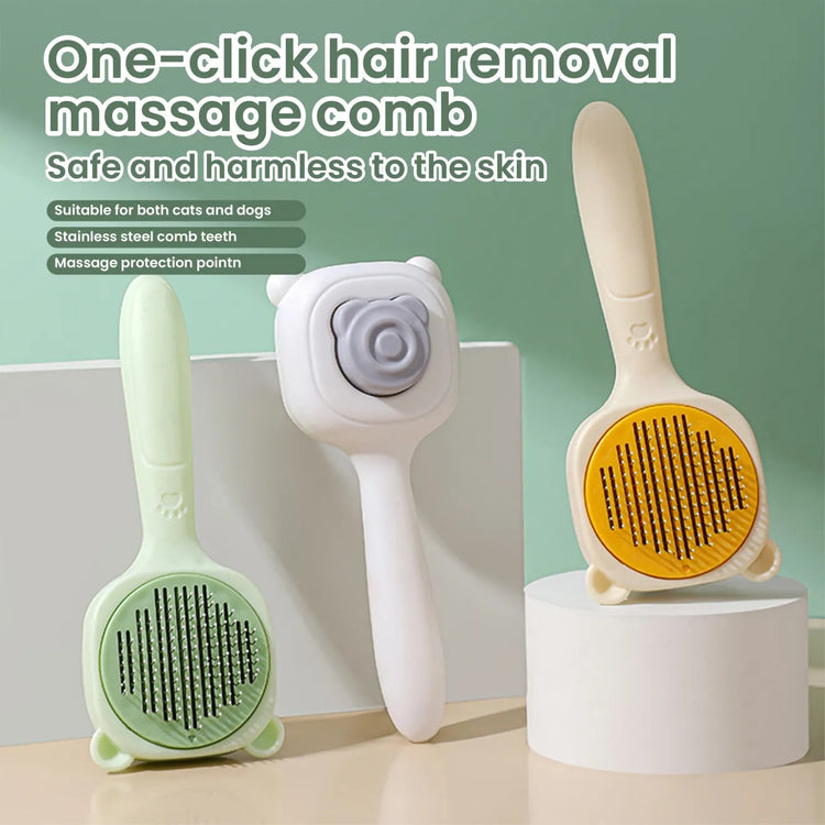 Pet Spray Comb, One-key Spray, Deep Hair Removal, Multi-functional Care, One Comb For Multiple Purposes, Suitable For A Variety Of Pets