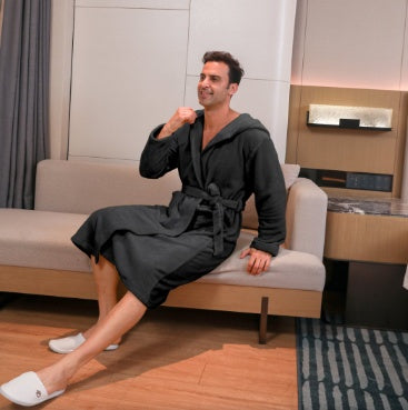 Men's Fibre Velvet Gown Set