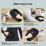 Pet Hair Remover Mitt Pet Hair Remover Gloves Deshedding Brush Glove For Dog Cat Rabbit With Long Short Curly Hair