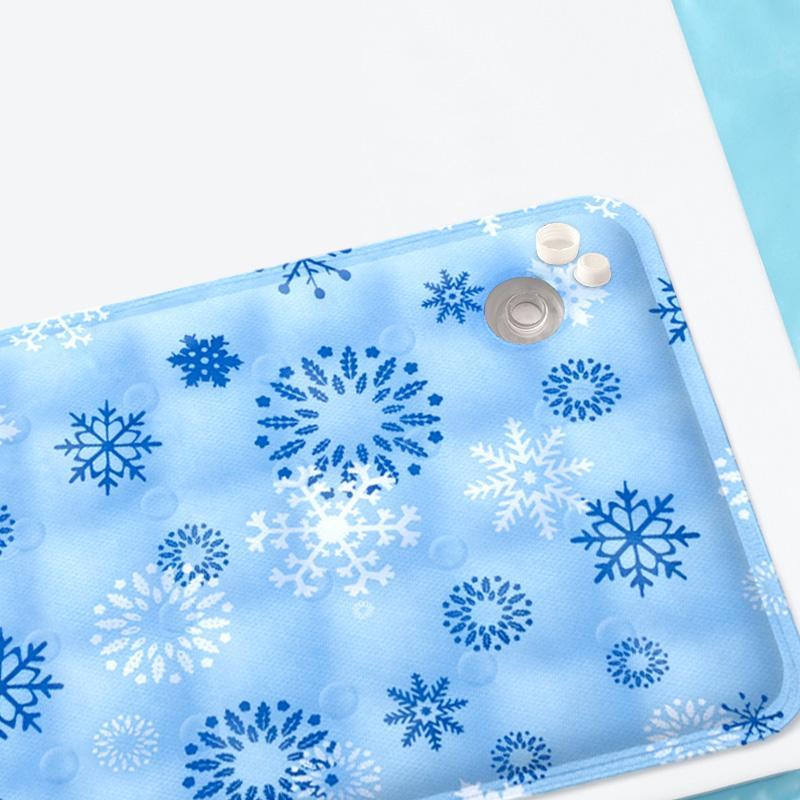 Pet Summer Cooling Pad, Ice Bear Shape, Suitable For Cats And Dogs, Washable And Portable Cooling Pad