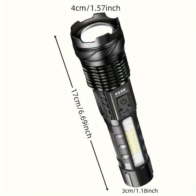 Two Pieces Of A76 Flashlights Can Handle All Situations Of Outdoor Exploration And Emergency Lighting. They Are A Must-have For Every Family