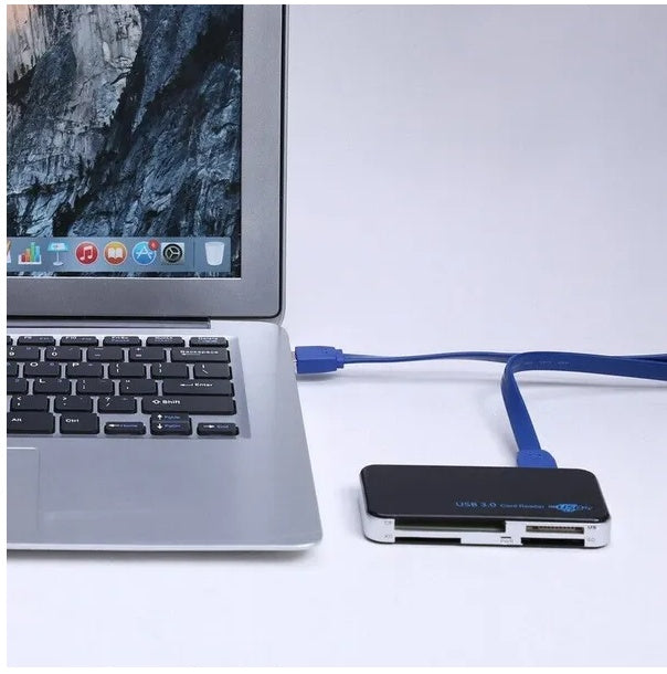 USB 3.0 Memory Card Reader Adapter 5GBPS Fit For CF  TF  SD Micro SD XD M2 MS Card
