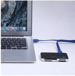 USB 3.0 Memory Card Reader Adapter 5GBPS Fit For CF  TF  SD Micro SD XD M2 MS Card