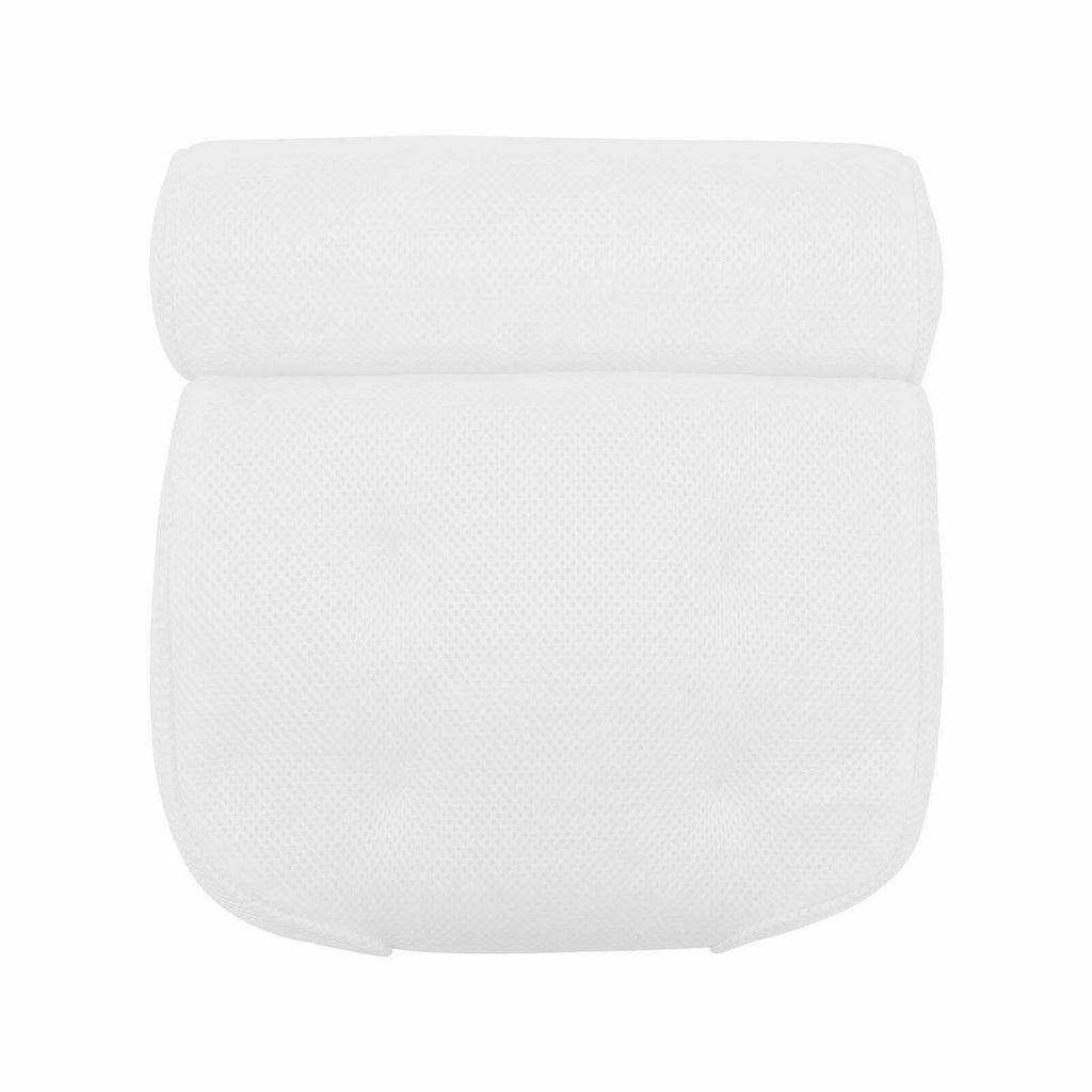 Mesh Bath Pillow Spa Breathable Bathtub Cushion Neck Back Support Tub Suction